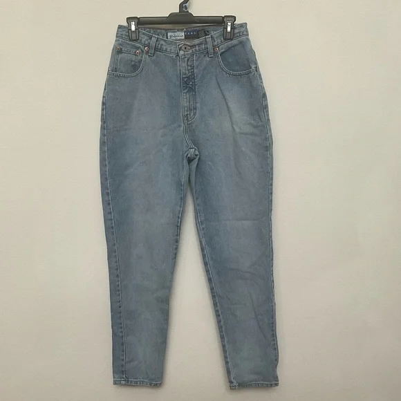 Express Bleus Jeans Vintage Express Bleus Light Wash Mom Jean